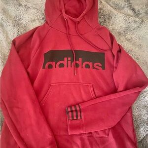 Adidas Red Sweater with Iconic Logo